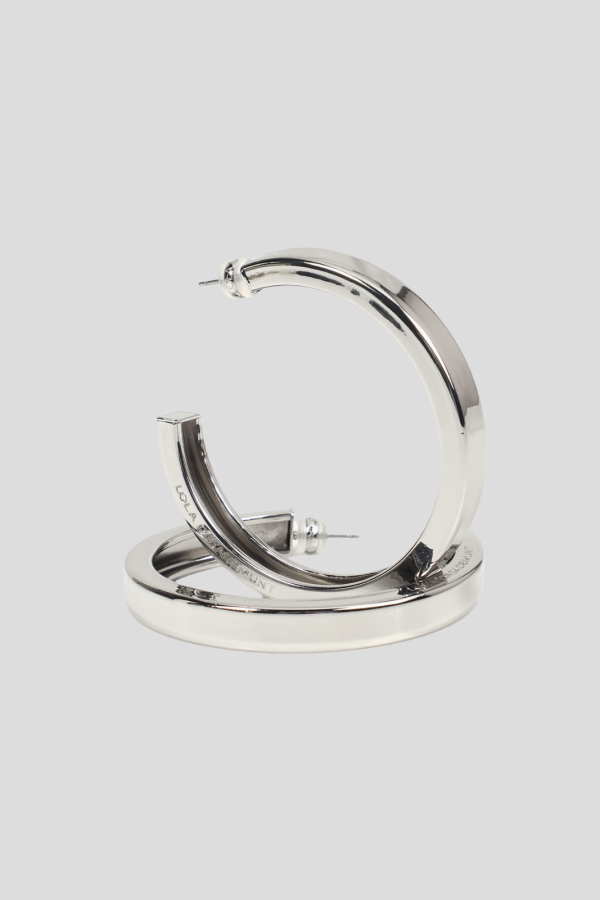 Large hoop earrings