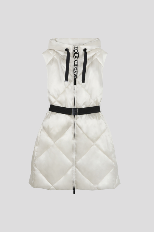 Padded vest hood