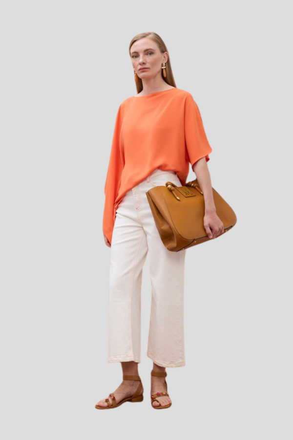 Cape Sleeve Blouse
