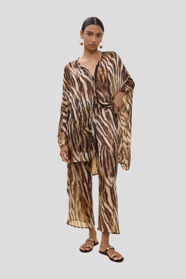 Camisa estampado zebra