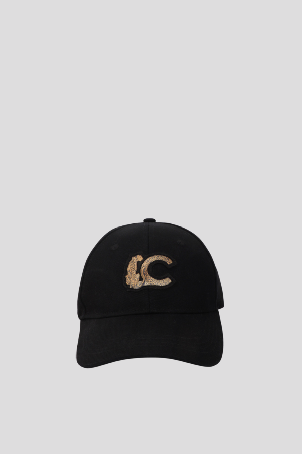 Cap with Leopard Detail