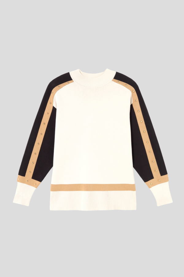 Tricolor sweater