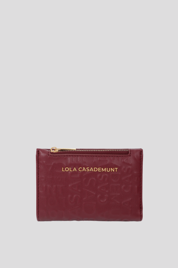 Basic stitching logo coin purse