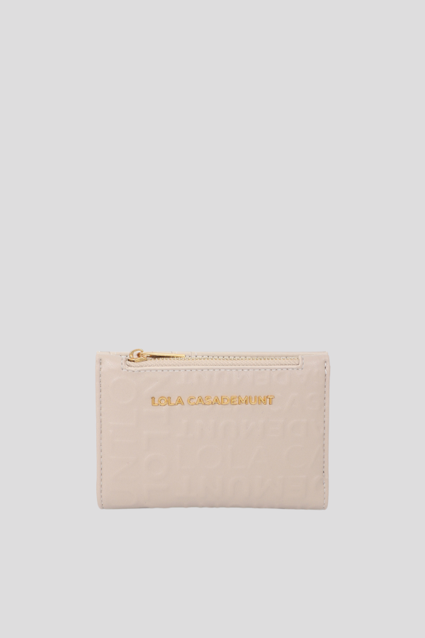 Basic stitching logo coin purse