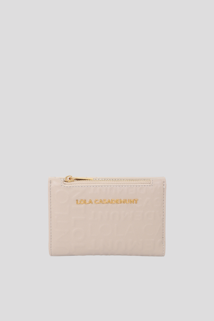 Basic stitching logo coin purse