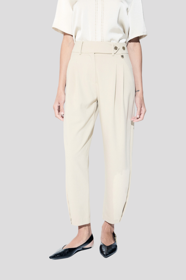 Double pleated ball pants