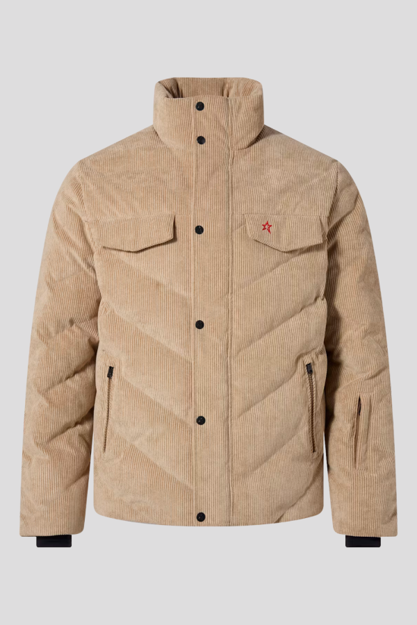 Men's Chevron Quilted Jacket - Cord