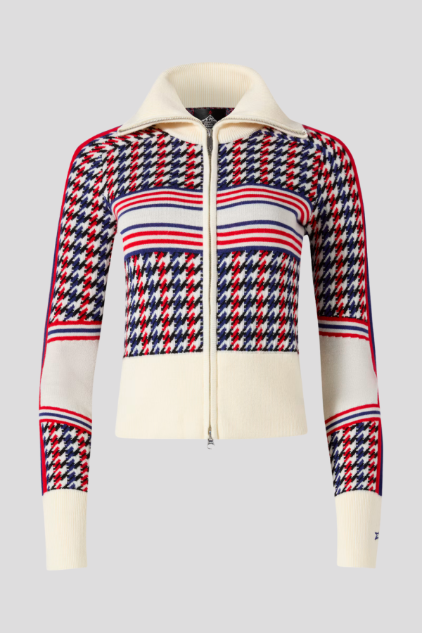 Houndstooth Classic Ski Sweater