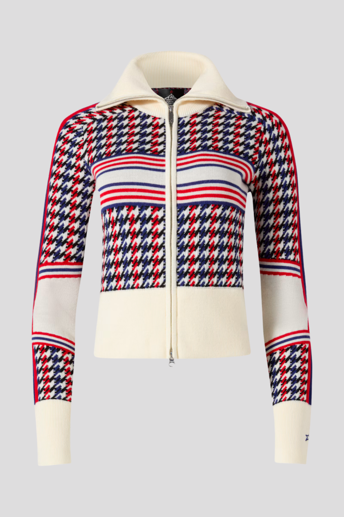 Houndstooth Classic Ski Sweater